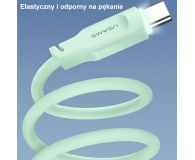 USAMS Kabel USB-C na USB-C 100W 1,2mPort Display purpurowy - 1569044 - zdjęcie 11